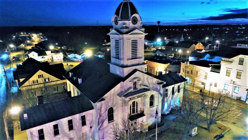 Nighttime view of Owingsville