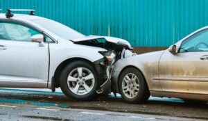 Two cars Head-on collision