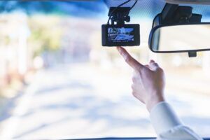 Dash cam for capturing evidence. 