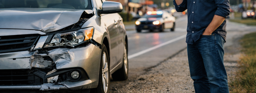 After a car accident